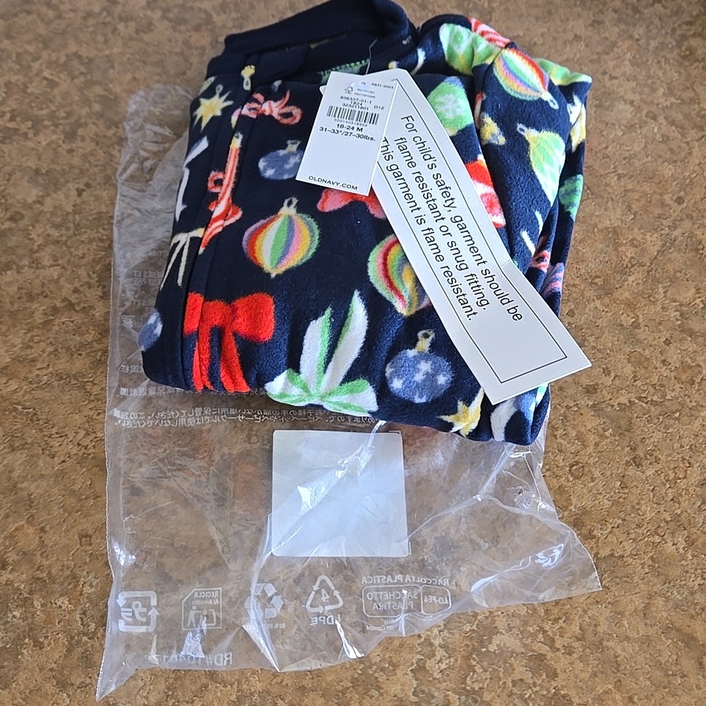 18 24 Month Two Way Zip Microfleece Sleep & Play One-Piece for Baby Toddler - Picture 3 of 13